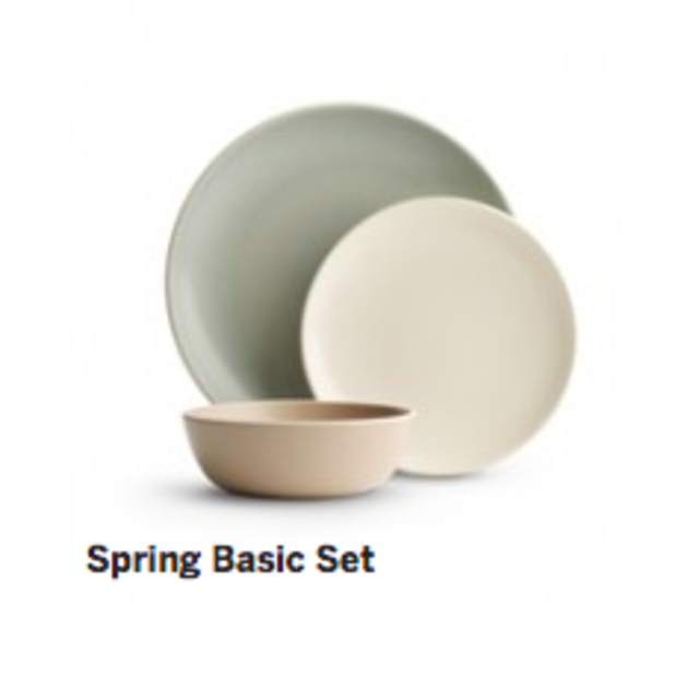 Heath Ceramics, Spring Basic Dinnerware Set