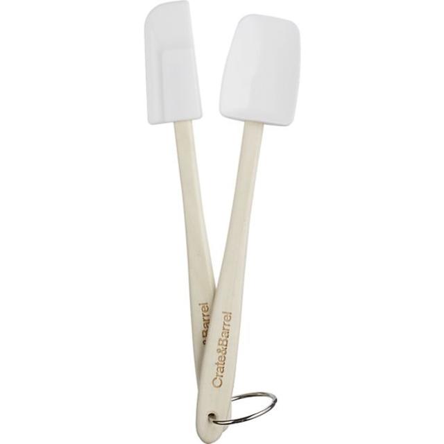 2-Piece Mini Silicone Spatula-Spoon Set