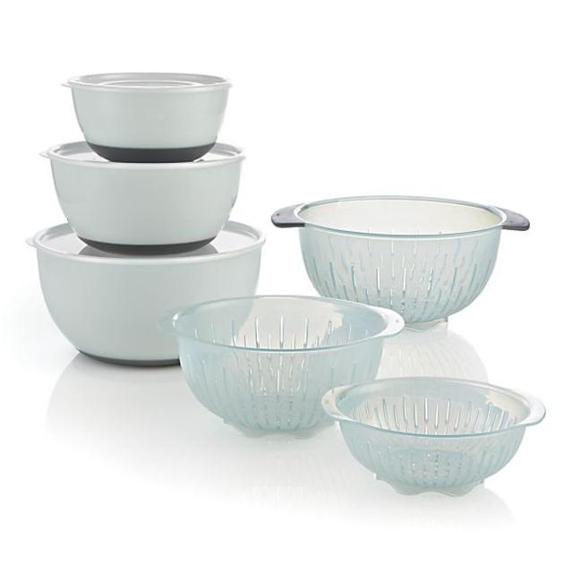 9-Piece OXO ® Nesting Bowls and Colanders and Lids Set