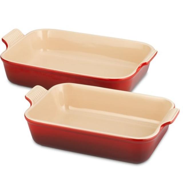Le Creuset Heritage Stoneware Rectangular Bakers, Set of 2