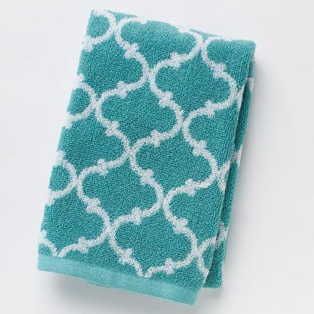 SONOMA life + style® Ultimate Performance Lattice Hand Towel - Aqua