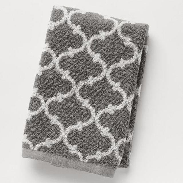 SONOMA life + style® Ultimate Performance Lattice Hand Towel - Gray