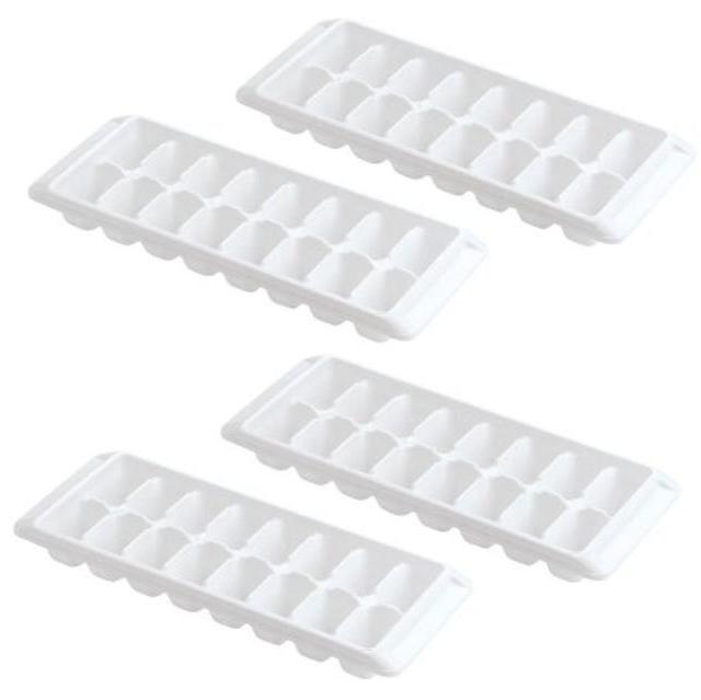 Rubbermaid White Ice Cube Tray (Pack of 4)