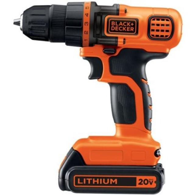 Black & Decker LDX120C 20-Volt MAX Lithium-Ion Cordless Drill/Driver