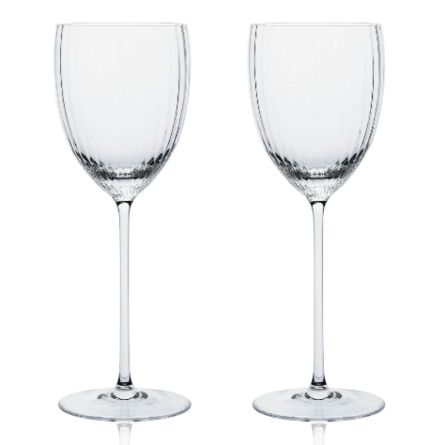 Quinn Clear White Wine Glasses, Set of 2