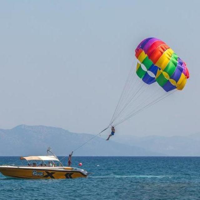Parasailing in Greece