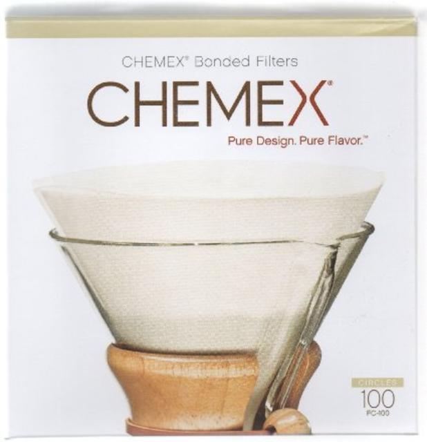 Chemex Pre Folded Circle Coffee Filter (100 Filters)