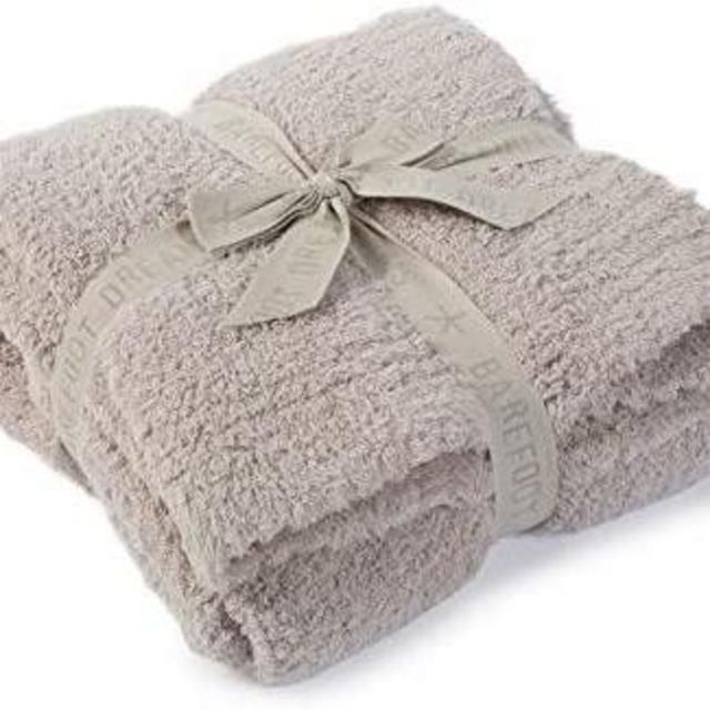 Barefoot Dreams CozyChic Throw, Stone
