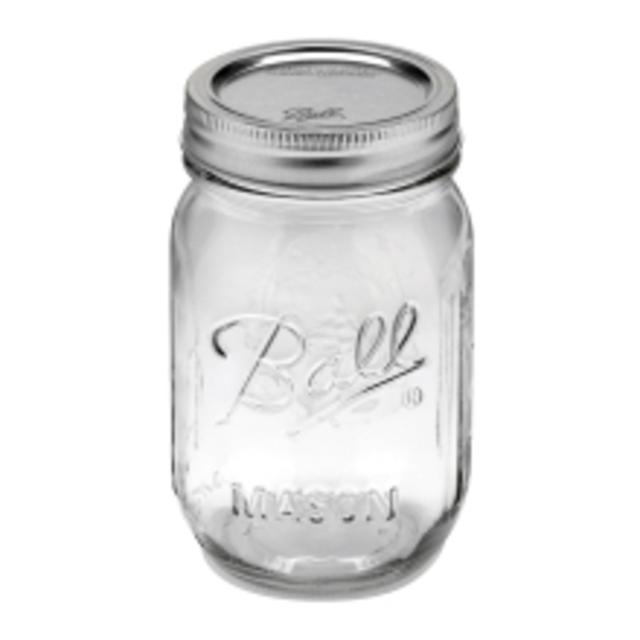 Ball 16oz Regular Mouth Mason Jars (61000) - 12 Pack - View All Canning - Ace Hardware