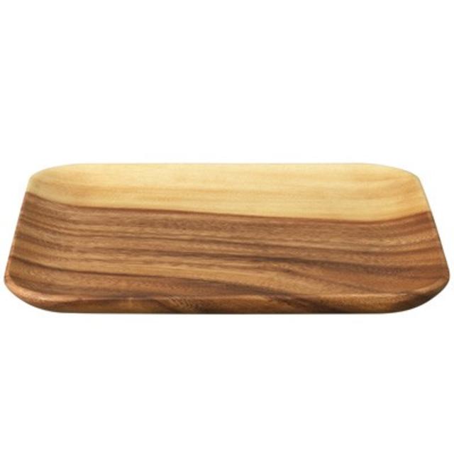 Acacia Square Plate