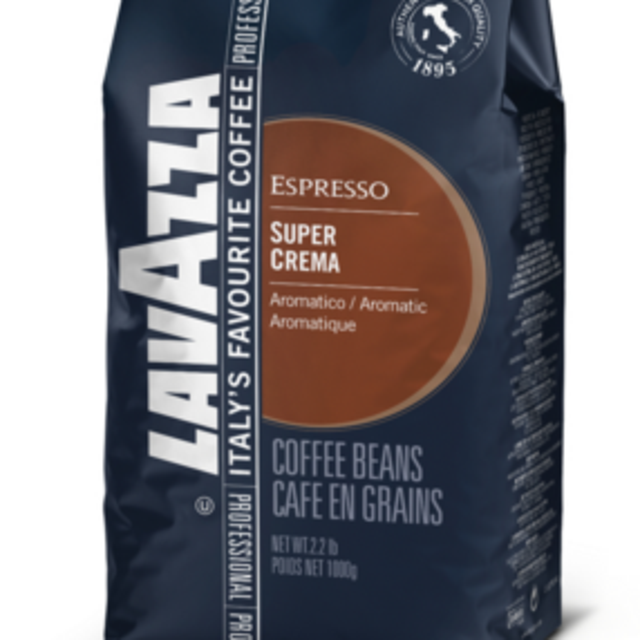Lavazza Super Crema Whole Bean Espresso Coffee