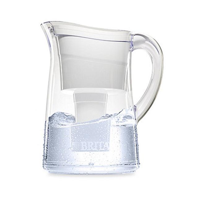Brita® Capri 10-Cup Water Filter Pitcher in White