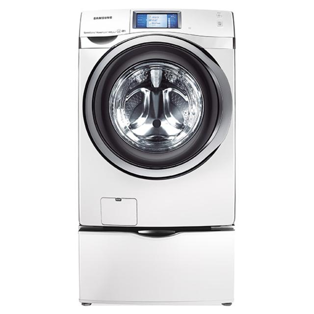 4.5 cu. ft. King-size Capacity, Touch Screen LCD Front-Load Washer (White)