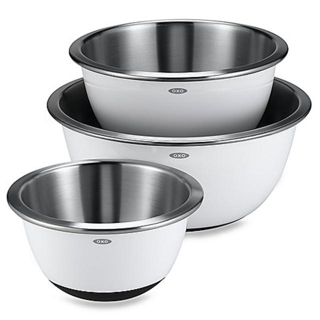 OXO Good Grips® Stainless Steel Mixing Bowls (Set of 3)