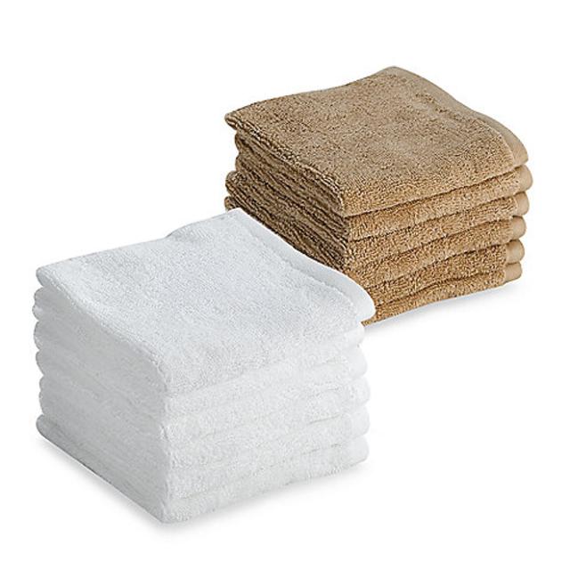 Tranquility Washcloths in White (Set of 6)