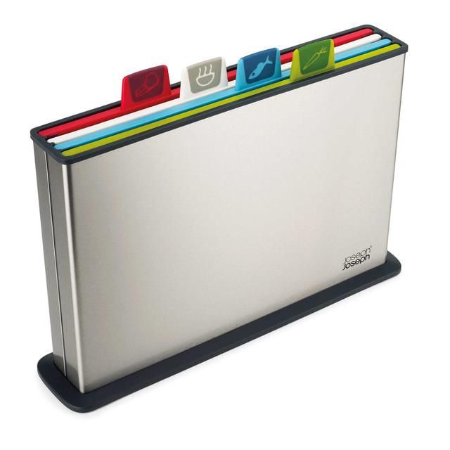 Joseph Joseph Stainless Steel Index Cutting Boards (Set of 4)