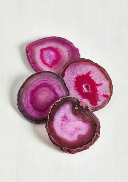 Have a Gneiss Day Coaster Set in Magenta