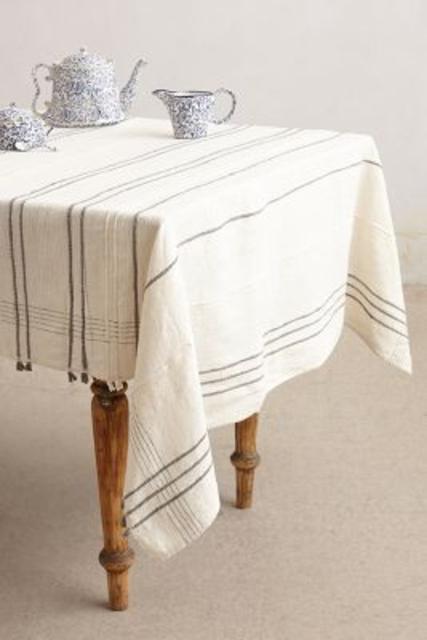 Ribbon-Weave Tablecloth