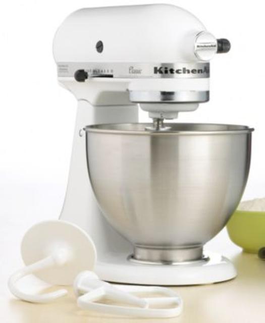 KitchenAid K45SSWH Classic 4.5 Qt. Stand Mixer