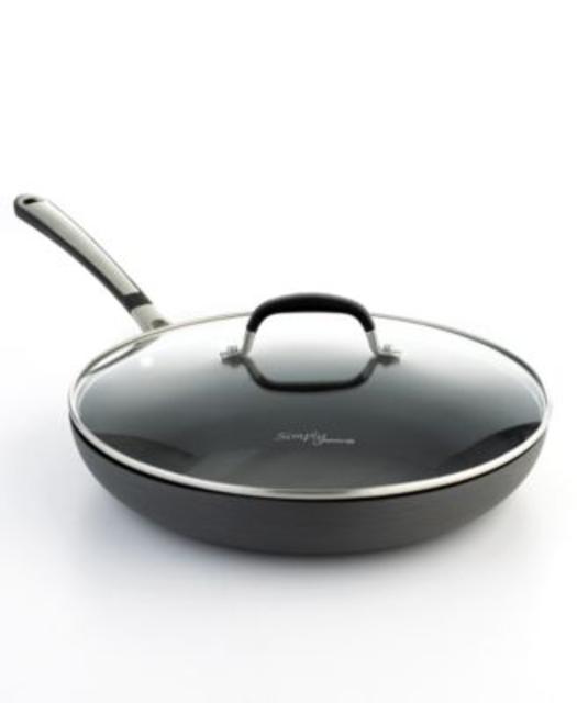 Simply Calphalon Nonstick 12" Covered Omelette Pan