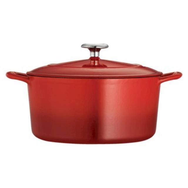 Tramontina 5.5 Quart Cast Iron Dutch Oven - Red