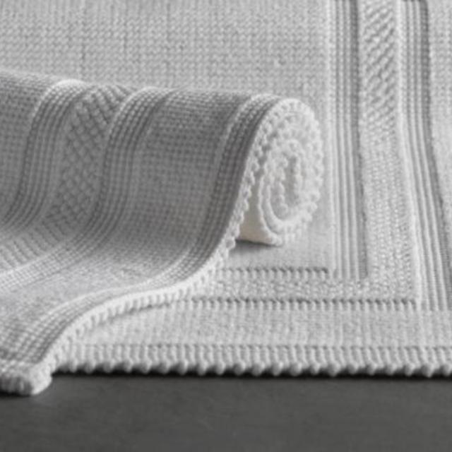 Cotton Woven Bath Rug