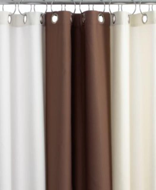 Martha Stewart Collection Basic Rib Shower Curtain