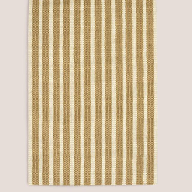 Stripe Jute Pile Rug, Beige/Tan