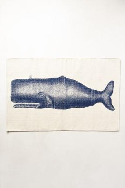 Victorian Whale Bathmat