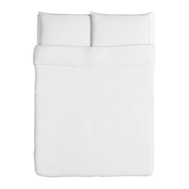 LINBLOMMA     Duvet cover and pillowcase(s), white
