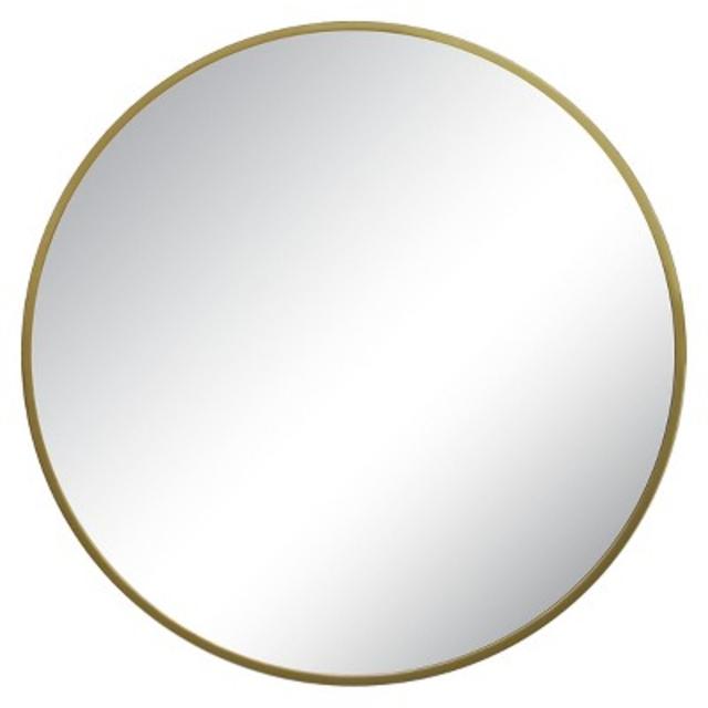 Round Decorative Wall Mirror Brass - Threshold™