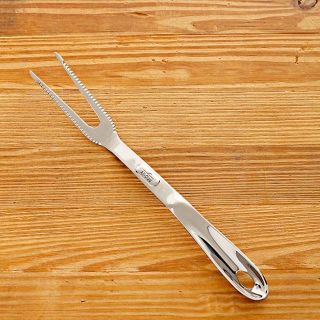 All-Clad Stainless-Steel Professional Serrated Fork