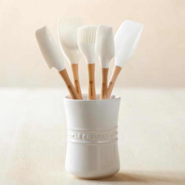 Le Creuset Cooking Utensil Set, White