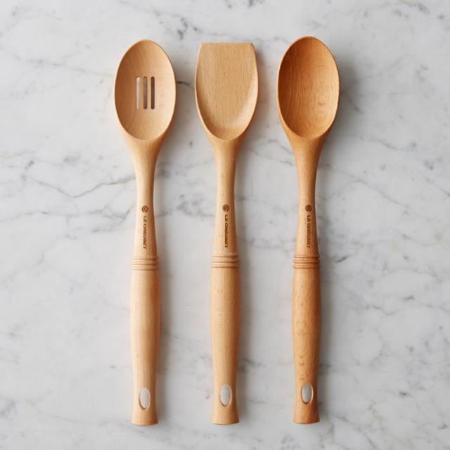 Le Creuset Wood Slotted Spoon