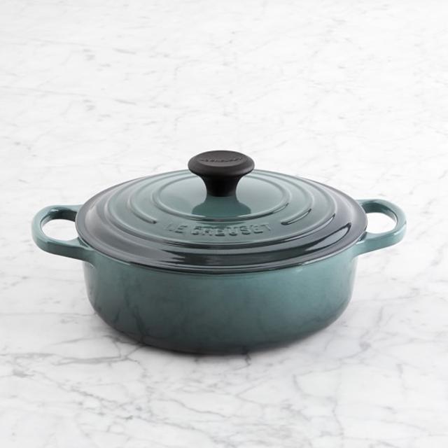 Le Creuset Signature Round Wide Dutch Oven, 3 1/2-Qt., Ocean