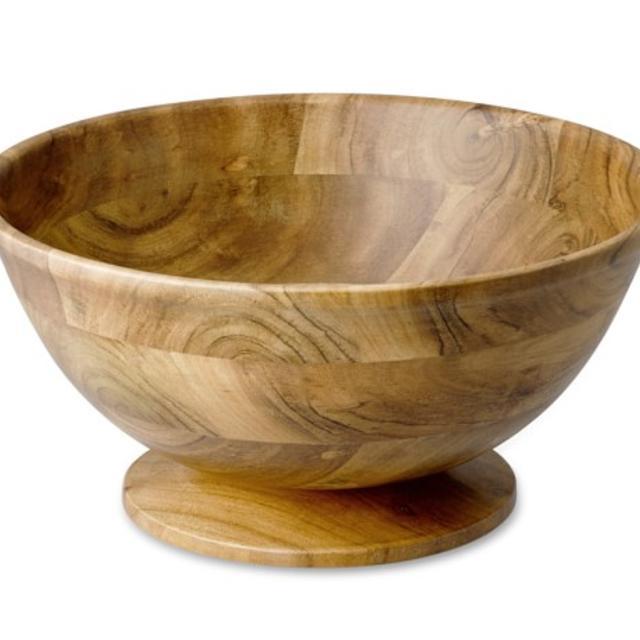 Providence Wood Footed Bowl