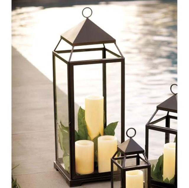 Malta Lantern, Large, Bronze finish