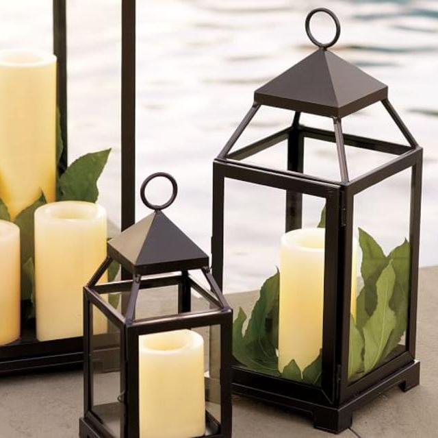 Malta Lantern, Medium, Bronze finish