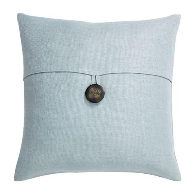 Textured Pillow Cover, 18", Oasis