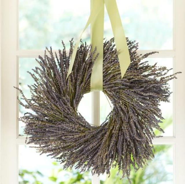 Dried Lavender Wreath