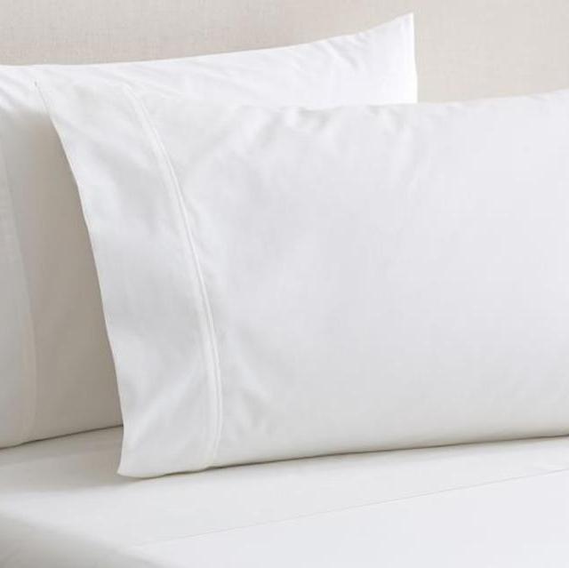 PB Organic 400-Thread-Count Sheet Set, King, White