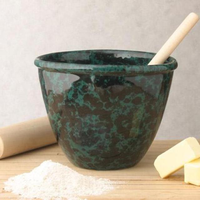 Handmade Stoneware Mixing Bowl, Large