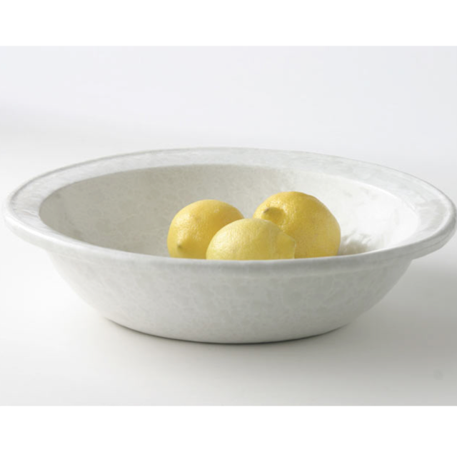 Family Pasta Bowl,White on White