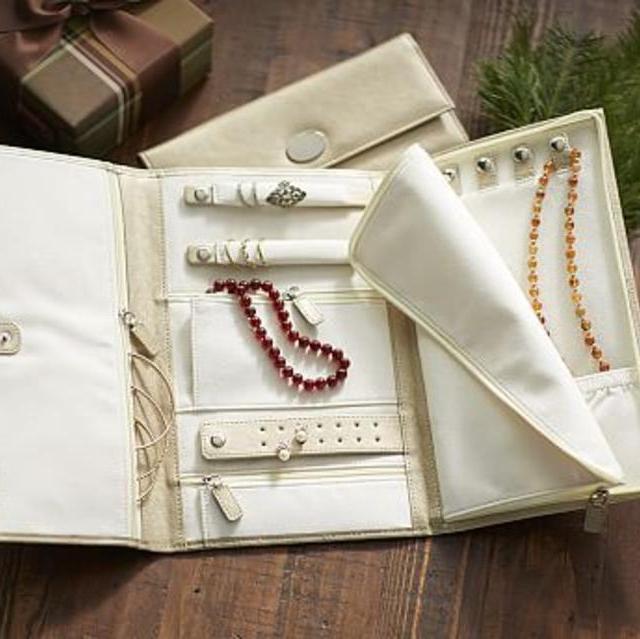 McKenna Leather Travel Jewelry Portfolio
