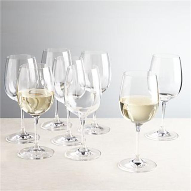 Set of 8 Viv White Wine Glasses