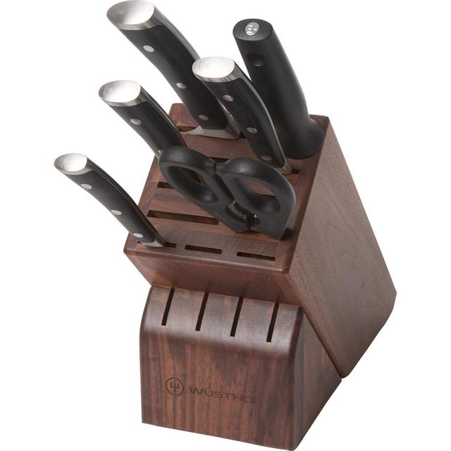 Wusthof Made in Germany Classic Ikon Block Knife Set - 7-Piece