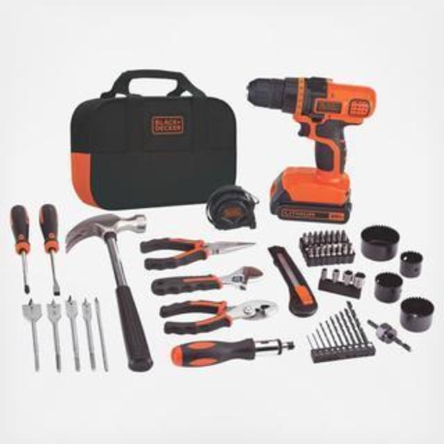 BLACK+DECKER 12V Max Cordless Lithium Drill/Driver Project Kit
