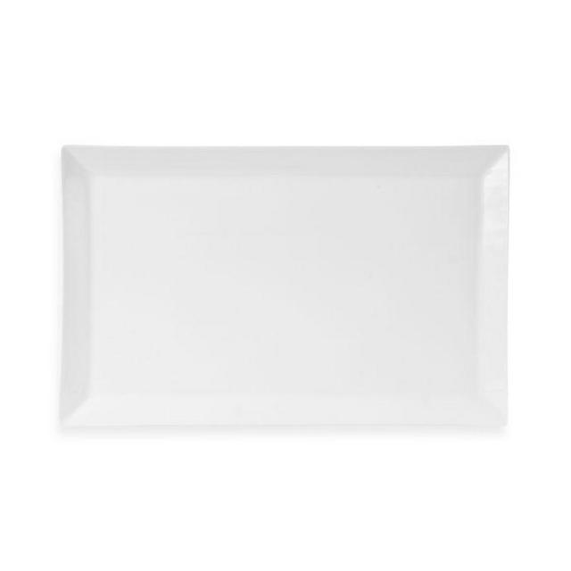 Everyday White® by Fitz and Floyd® Rim 18-Inch Rectanglular Platter