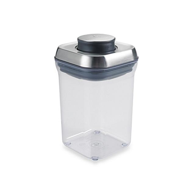 OXO SteeL® 0.9-Quart POP Square Food Storage Container