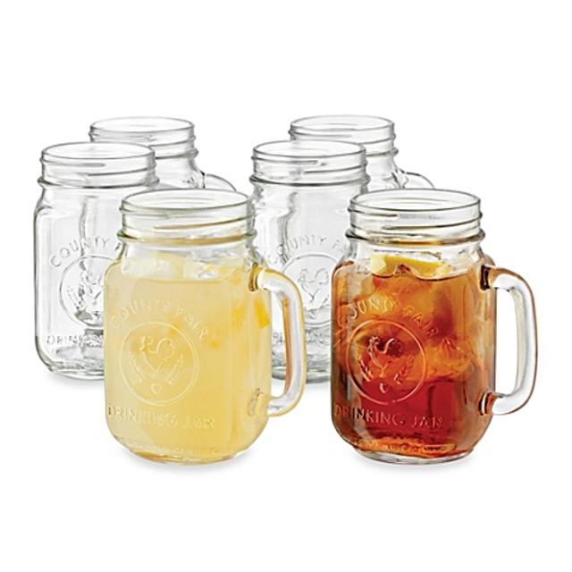 Libbey® Country Folk Mason Drinking Jars (Set of 6)